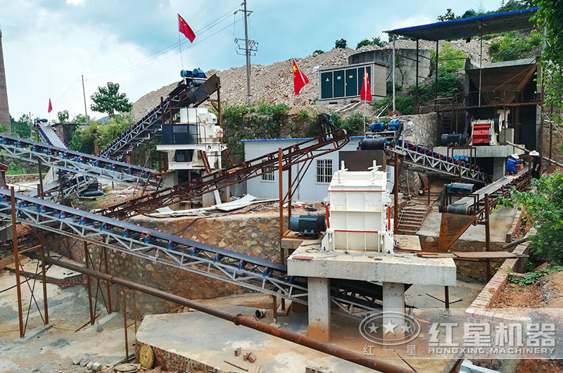 山東威海機制砂生產線現場